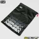 100% Armega Renen 2 mask black silver iridium screen