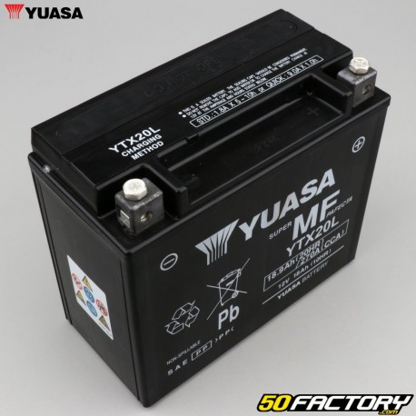 Batterie YTX20L-BS 12V 18Ah gel Honda VTX 1800… – Pièce moto