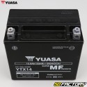 Batería Yuasa YTX14 12V 12Ah mantenimiento sin ácido Gilera GP 800, Aprilia SRV, Italjet ...