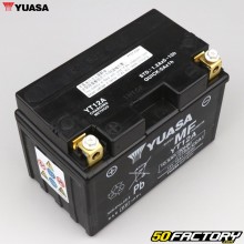 Bateria Yuasa YT12A-BS 12V 10.5Ah Ácido livre de manutenção Kawasaki J, Kymco Downtown,  Suzuki Burgman...