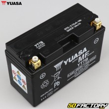 Battery Yuasa YT7B-4 12V 6.5Ah acid free maintenance Suzuki DR-Z Sherco SE, Kawasaki KLX ...