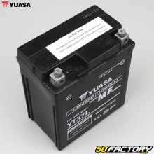 Batterien Yuasa  YTXXNUMXL-BS XNUMXV XNUMXAh säurefreie Wartung Hanway Furious , Honda, Piaggio, Vespa ...