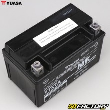 Batterie Yuasa YTX7A-BS 12V 6.3Ah acide sans entretien Vivacity, Agility, KP-W, Orbit...