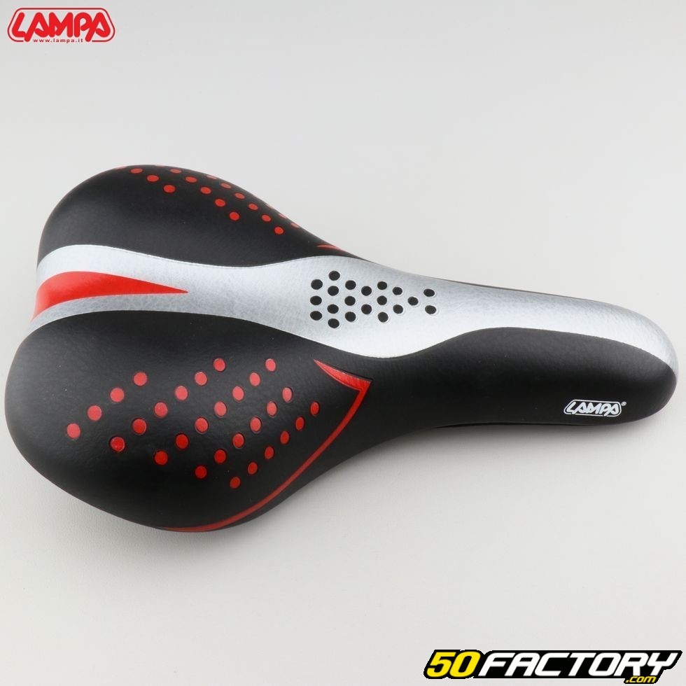 Selle vélo VTT enfant 235x145 mm Lampa Baby noire – Équipement vélo