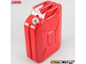 Tanica per carburante in metallo anticorrosione 5L Lampa rosso premium