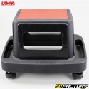 Mechanic&#39;s stool on wheels Lampa Work Stool black and red