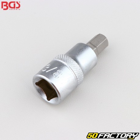 Soquete de bits 3/8&quot; Hex 1/2&quot; BGS