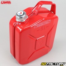 Bidão/ recipiente de combustível de metal anticorrosivo XNUMXL Lampa vermelho