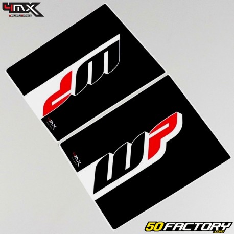 4MX WP black fork stickers