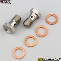 Tubo freno anteriore Kawasaki KX 125, 250 (2004 - 2008), KXF 450 (dal 2007)... 4MX verde