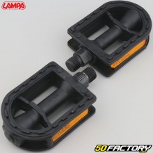 Plastic flat pedals for children&#39;s bikes Lampa  black XNUMXxXNUMX mm