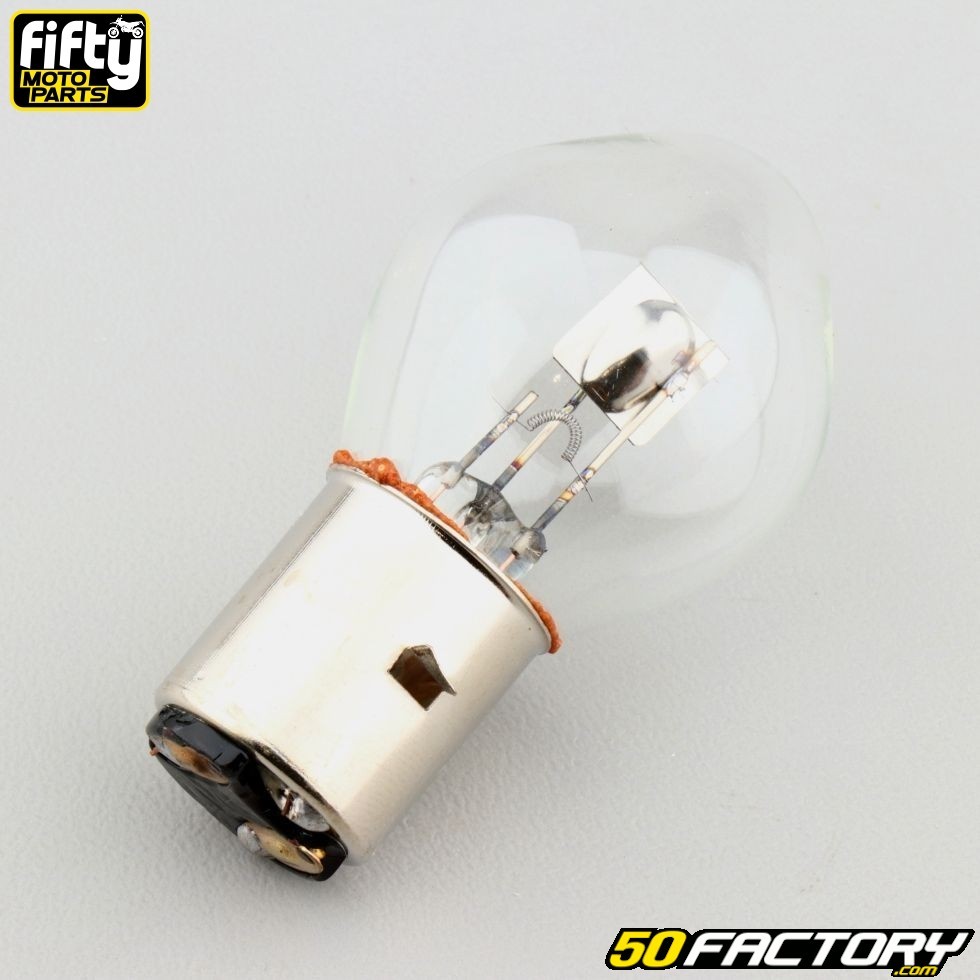 ampoule led ba20d blanche feu avant longue durée phare avant moto