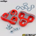 Look Keo aluminum automatic pedals for Wellgo black road bike