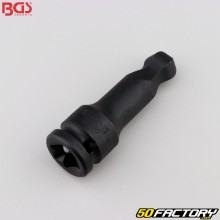 Soquete de impacto 15 mm macho BTR esférico 1/2&quot; BGS 75 mm