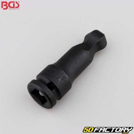 17 mm impact socket male BTR spherical 1/2&quot; BGS 75 mm