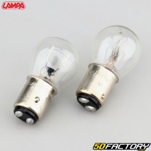  AMPOULE 12V 21/5W BAY15D ORANGE LAMPE FEU STOP ARRIERE VEILLEUSE  ERGOT DECALE VOITURE AUTO MOTO SCOOTER PHARE CLIGNOTANT