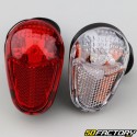 3 led lights front, rear bike