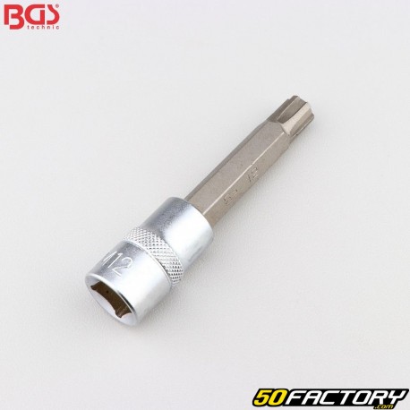 Bit Socket Ribe 12/1&quot; BGS 2 mm