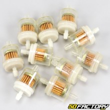 Universal Ø7 mm fuel filters (pack of 10)