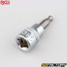 5 mm male BTR spherical 3&quot; bit socket BGS