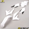 Kit de carenado Yamaha YZF 250 (2019 - 2023), 450 (2018 - 2022) CeMoto blanco y negro