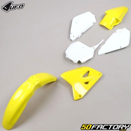 Kit de carenado Suzuki  XNUMX RM (XNUMX - XNUMX) UFO  amarillo y blanco
