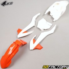 Kit carenados KTM SX  XNUMX (desde XNUMX) UFO  blanco y naranja