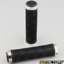 Bike grips Wave black and silver