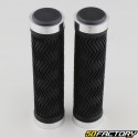 Bike grips Wave black and silver