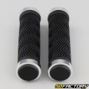 Bike grips Wave black and silver
