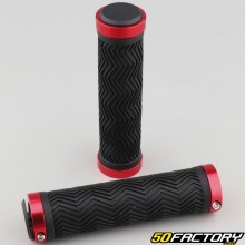 Bike grips Wave black and red