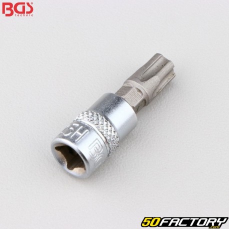 Douille à embout TS45 Torx plus percé 1/4" BGS