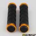 Bike grips Wave  black and orange