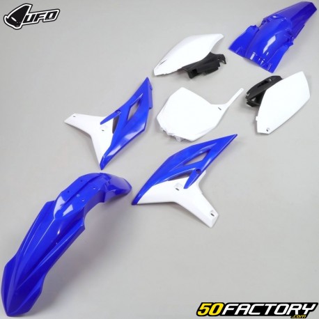 Kit de carenagem Yamaha YZF250 (2010 - 2013) UFO azul e branco