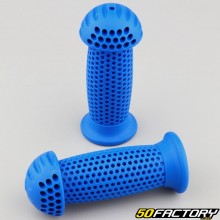 Blue children&#39;s bicycle grips