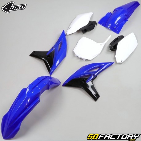 Verkleidungssatz Yamaha  YZFXNUMX (XNUMX - XNUMX) UFO  blau, weiß und schwarz