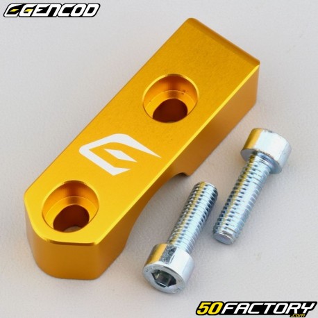 Master cylinder cover, clutch handle with mirror support 8 mm universal Gencod gold (with screws)