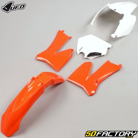 Kit de carenado KTM SX  XNUMX (XNUMX - XNUMX) UFO  naranja y blanco