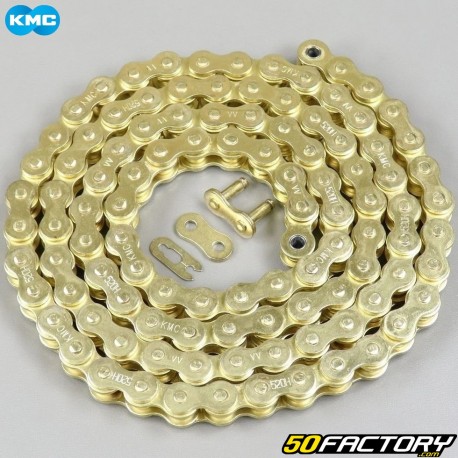 Cadena XNUMX reforzada XNUMX gold KMC links