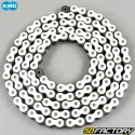 Reinforced 420 chain 138 white KMC links