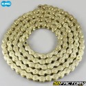 Reinforced 420 chain 114 gold KMC links