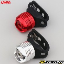 Front and rear round LED bike lights Lampa Bull Light