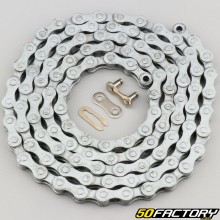 Bicycle chain XNUMX - XNUMX speed XNUMX silver links