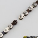 Bicycle chain 6 - 7 - 8 speed 116 silver links