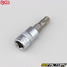 Stecknuss Torx-Schrauberbit T30 gebohrt 1/4" BGS