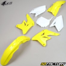 Kit de carenagens Suzuki  RM-ZXNUMX (XNUMX - XNUMX) UFO  amarelo e branco