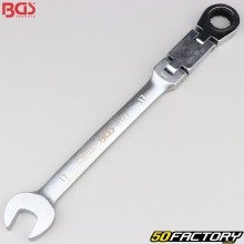 Llave combinada de trinquete de doble articulación BGS de 17 mm