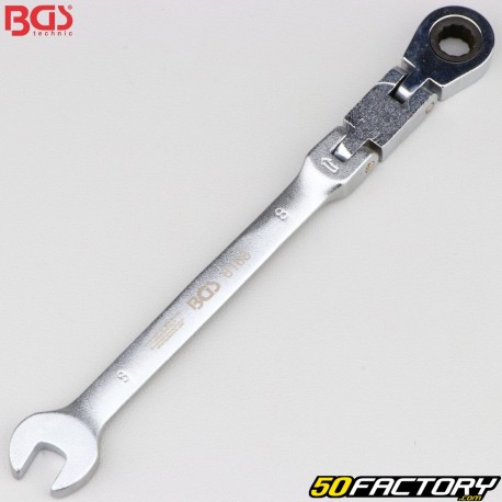 Llave combinada de trinquete de doble articulación BGS de XNUMX mm