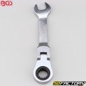 9 mm BGS articulated short ratchet combination wrench