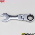 18 mm BGS articulated short ratchet combination wrench